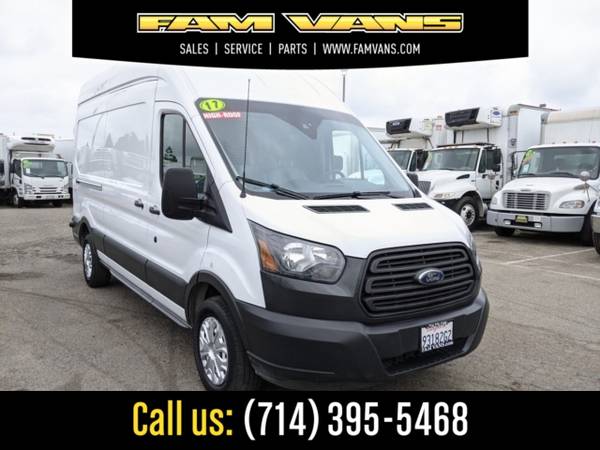 2017 Ford Transit Van Long High Roof Cargo Van with Bulkhead - cars for sale in Fountain Valley, CA