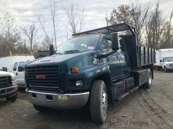 2005 GMC C7500 2DR 2WD DRW flatbed dump bed body diesel - cars &... for sale in south amboy, NJ – photo 2