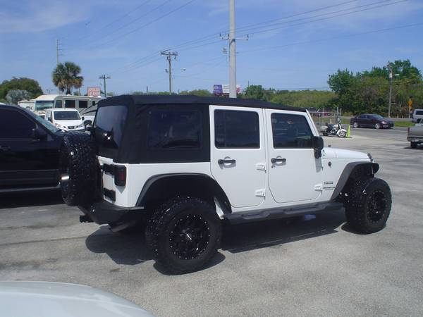 14 Florida Jeep wrangler nds rebuilt fixer 74kk new top - cars & for sale in Merritt Island, FL – photo 3