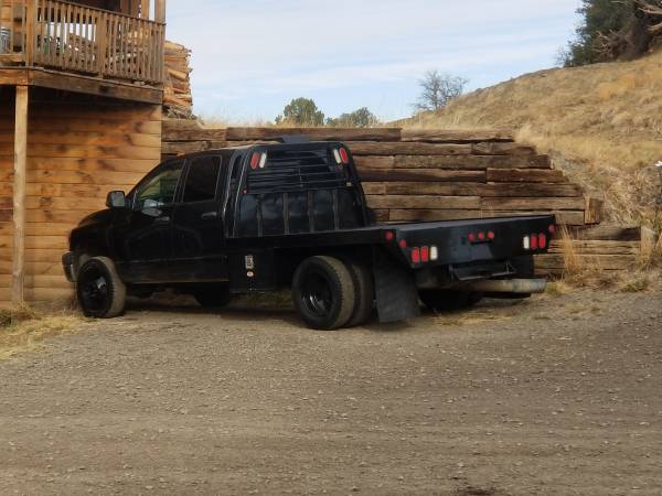 Dodge ram 3500 Cummins and Turbo diesel 2009 flatbed - cars & trucks... for sale in Trinidad, CO – photo 5