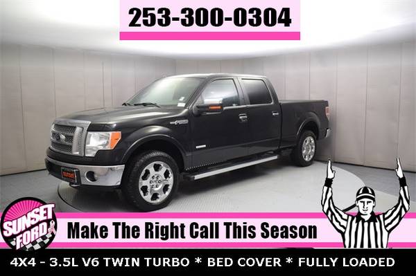 2012 Ford F-150 Lariat TWIN TURBO 4WD SuperCrew 4X4 PICKUP TRUCK F150 for sale in Sumner, WA