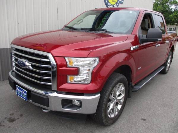 2015 Ford F-150 XLT 4X4 SuperCrew Eco Maroon Pickup - cars & trucks... for sale in Green Bay, WI – photo 3