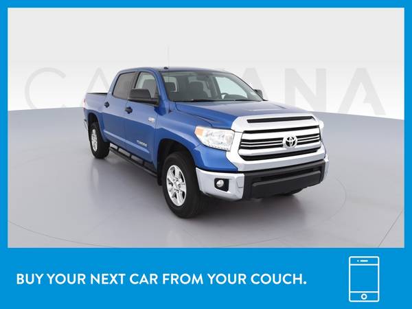 2017 Toyota Tundra CrewMax SR5 Pickup 4D 5 1/2 ft pickup Blue for sale in Arlington, TX – photo 12
