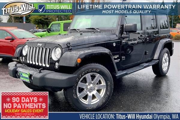 2017 Jeep Wrangler Unlimited 4x4 4WD SUV Sahara Convertible - cars &... for sale in Olympia, WA – photo 12
