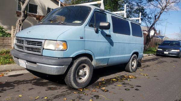 90s dodge van With custom bed and dresser Will trade - cars & for sale in Pleasanton, CA