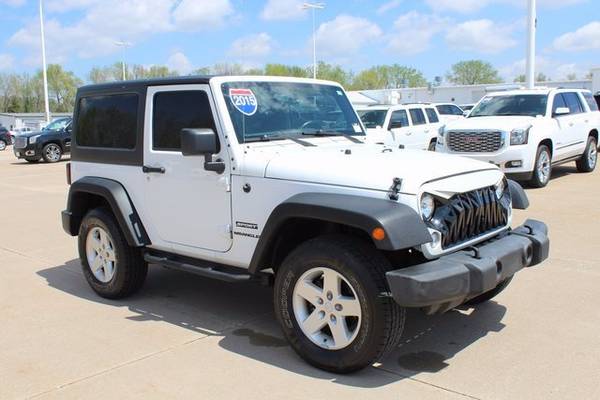 2015 Jeep Wrangler Sport suv White - - by dealer for sale in Fort Madison, IA – photo 2