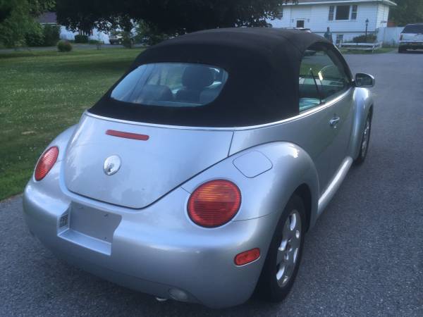 2003 Volkswagen Beetle Convertible GLS 72k miles Auto Leather Clean for sale in hudson valley, NY – photo 9