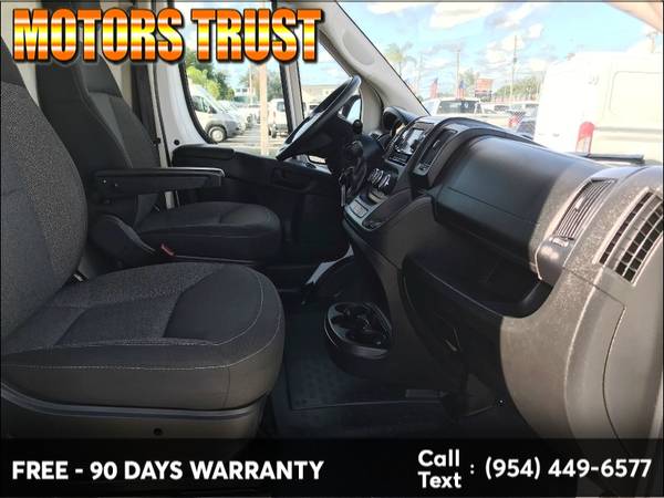 2019 Ram ProMaster Cargo Van 2500 High Roof 136" WB BAD CREDIT NO... for sale in Miami, FL – photo 17