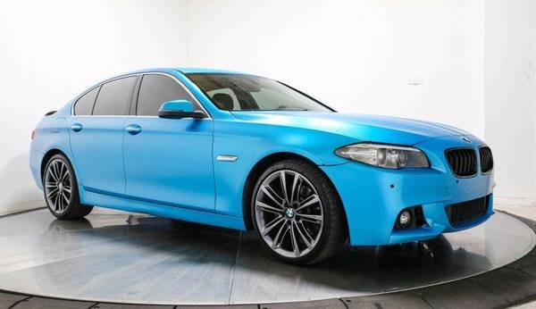 2015 BMW 5 SERIES 535i LEATHER BLUE WRAP NAVI EXTRA CLEAN L K for sale in Sarasota, FL – photo 13
