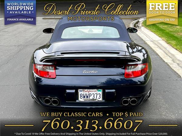 CRAZY DEAL on this 2008 Porsche 911 Turbo 29k Mile Convertible for sale in Palm Desert , CA – photo 9