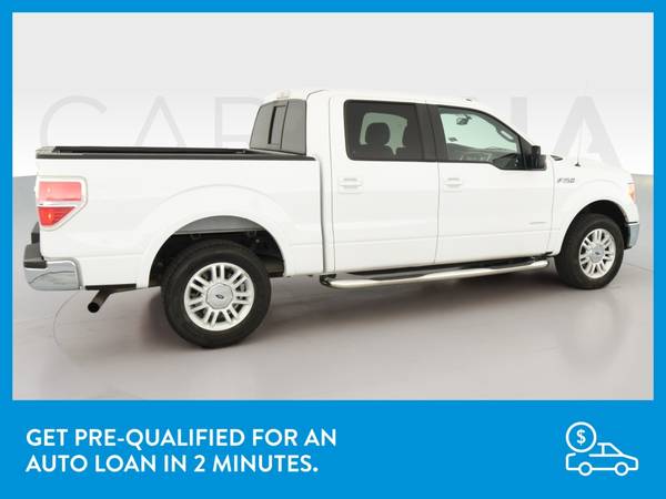 2014 Ford F150 SuperCrew Cab Lariat Pickup 4D 5 1/2 ft pickup White for sale in Placerville, CA – photo 9
