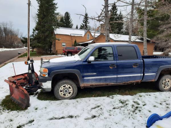 2001 gmc with 9'2boss plow - cars & trucks - by owner - vehicle... for sale in Washburn, WI – photo 3