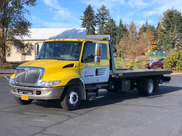 2003 INTERNATIONAL 4300 Extended Cab Rollback Flatbed Tow Truck -... for sale in Damascus, OR – photo 7