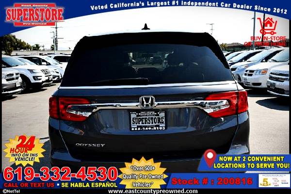 2018 HONDA ODYSSEY EX -EZ FINANCING-LOW DOWN! - cars & trucks - by... for sale in El Cajon, CA – photo 7