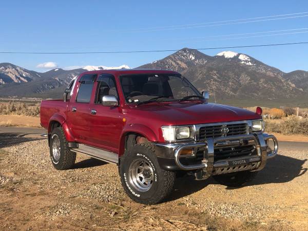 1995 Toyota Hilux Crew Cab 4WD 2 8L Diesel Pickup Truck - cars & for sale in Taos Ski Valley, NM – photo 6