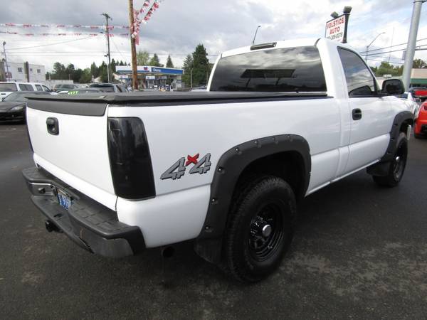 2002 GMC Sierra 1500 Reg Cab 4x4 WHITE Lifted Bumpers WOW ! for sale in Milwaukie, OR – photo 7