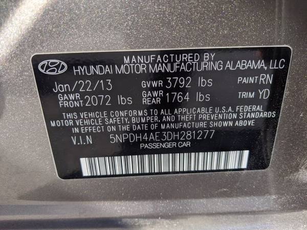 2013 Hyundai Elantra GLS SKU:DH281277 Sedan - cars & trucks - by... for sale in North Richland Hills, TX – photo 18