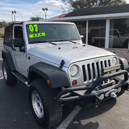 2007 JEEP WRANGLER X, AUTO, LIFT, 4X4, CUSTOM WHEELS AND BUMPERS,... for sale in Bushnell, FL – photo 3