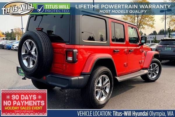 2019 Jeep Wrangler Unlimited 4x4 4WD SUV Electric Sahara Convertible... for sale in Olympia, WA – photo 13
