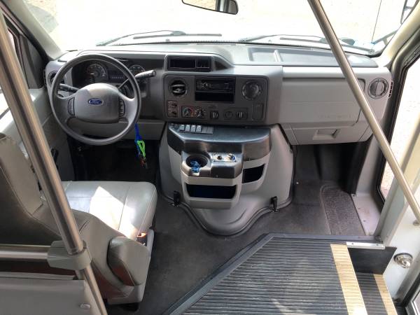2012 FORD E-350 12 PASS SHUTTLE BUS WHEELCHAIR HANDICAP VAN LOW... for sale in Enfield, MA – photo 20