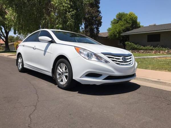 2013 hyundai sonata gls WHITE LOW MILES 7900 ONE OWNER - cars & for sale in Mesa, AZ – photo 7