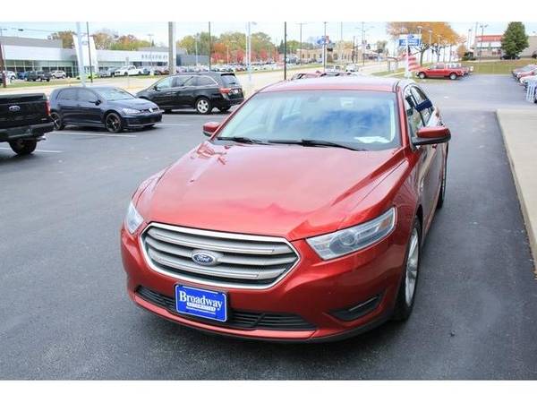 2014 Ford Taurus sedan SEL - Ford Ruby Red Metallic Tinted - cars &... for sale in Green Bay, WI – photo 8