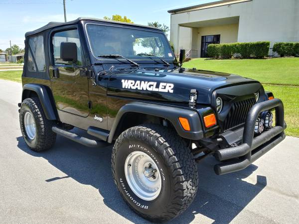Super Clean Sharp 1999 Black Jeep Wrangler 4X4 - - by for sale in Hudson, FL – photo 11