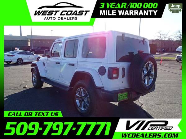 516/mo - 2020 Jeep Wrangler Unlimited Sahara - - by for sale in Moses Lake, WA – photo 6