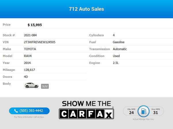 2014 Toyota RAV4 RAV 4 RAV-4 XLE PRICED TO SELL! for sale in Albuquerque, NM – photo 2