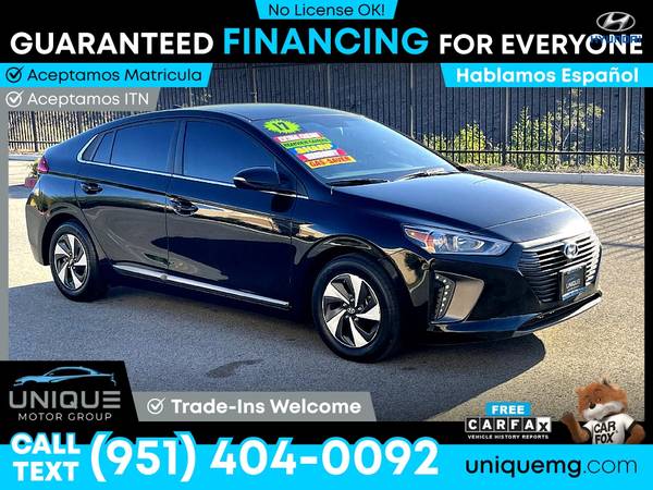 2017 Hyundai Ioniq Hybrid Blue PRICED TO SELL! - - by for sale in Corona, CA – photo 6