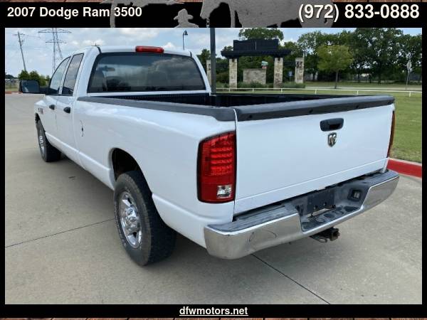 2007 Dodge Ram 3500 2WD Quad Cab SRW ST Diesel - cars & trucks - by... for sale in Lewisville, TX – photo 3