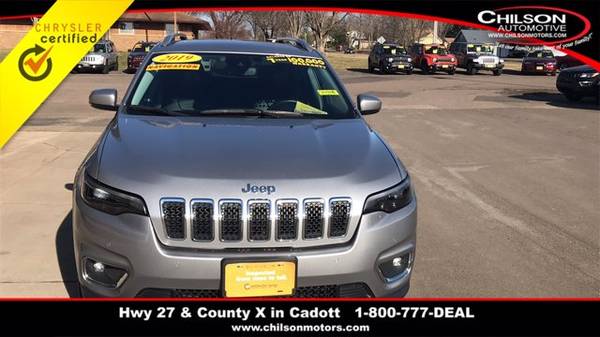 2019 Jeep Cherokee Limited suv Silver - - by dealer for sale in Cadott, WI – photo 4