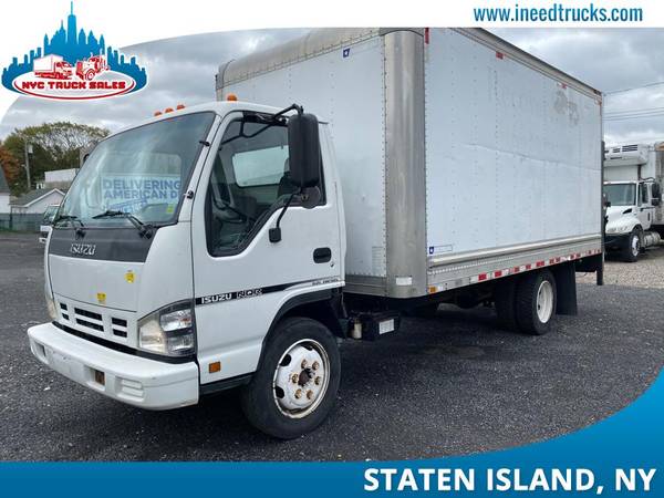 2007 ISUZU NQR 16' FEET DIESEL BOX TRUCK LIFT GATE LOW MILES -maryland for sale in Staten Island, District Of Columbia