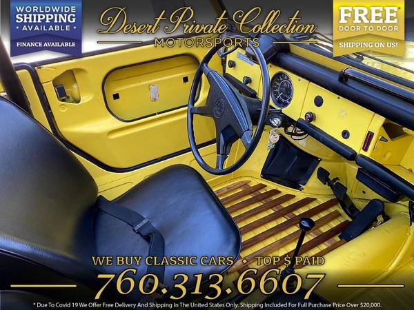 1973 Volkswagen Thing Type 181 Convertible, removable roll bar Wagon for sale in Other, IL – photo 13