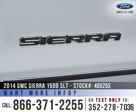 2014 GMC SIERRA 1500 SLT 4WD *** BOSE, Homelink, 4X4, Leather *** -... for sale in Alachua, FL – photo 20