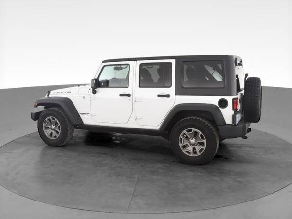 2015 Jeep Wrangler Unlimited Rubicon Sport Utility 4D suv White - -... for sale in Manchester, NH – photo 6