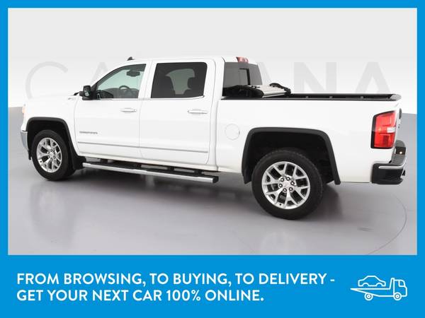 2015 GMC Sierra 1500 Crew Cab SLT Pickup 4D 5 3/4 ft pickup White for sale in Beaumont, TX – photo 5