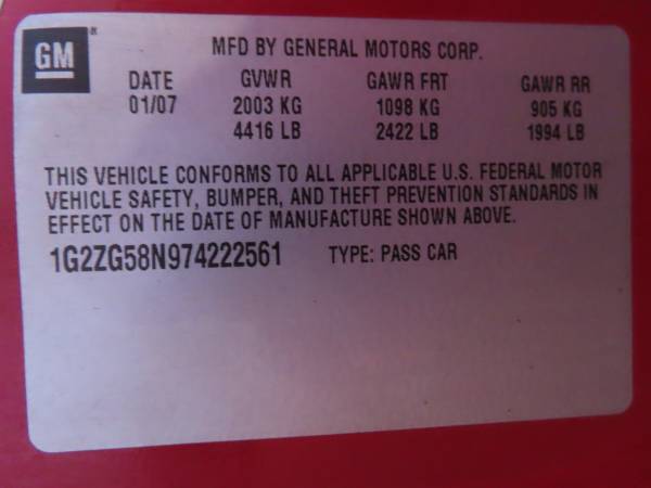 2007 Pontiac G6 V6 - 29 MPG/hwy, 171xxx MILES, well-kept, RUNS... for sale in Farmington, MN – photo 20