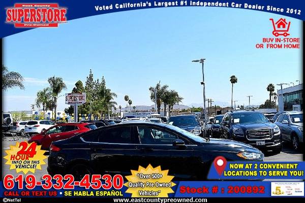 2017 FORD FUSION SE SEDAN-EZ FINANCING-LOW DOWN! - cars & trucks -... for sale in El Cajon, CA – photo 10