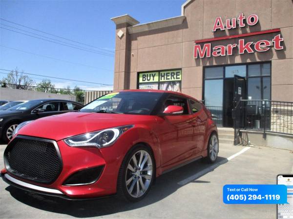 2015 Hyundai Veloster Turbo 3dr Coupe 0 Down WAC/Your Trade - cars for sale in Oklahoma City, OK – photo 2