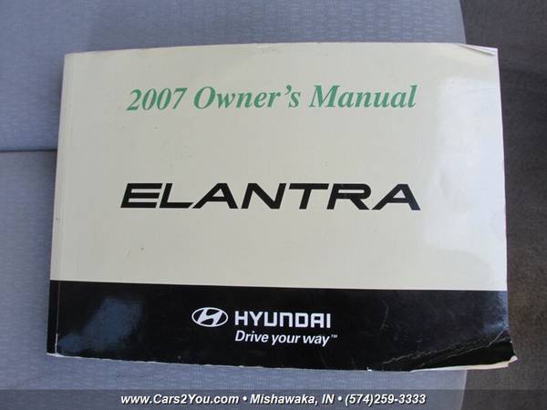 2007 HYUNDAI ELANTRA GLS 5 SPEED BOOKS CLEAN - - by for sale in Mishawaka, IN – photo 23