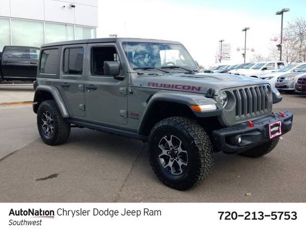 2018 Jeep Wrangler Unlimited Rubicon 4x4 4WD Four Wheel SKU:JW307628 for sale in Denver , CO – photo 3