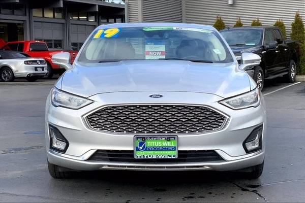 2019 Ford Fusion Hybrid Certified Electric Titanium Sedan - cars & for sale in Tacoma, WA – photo 2