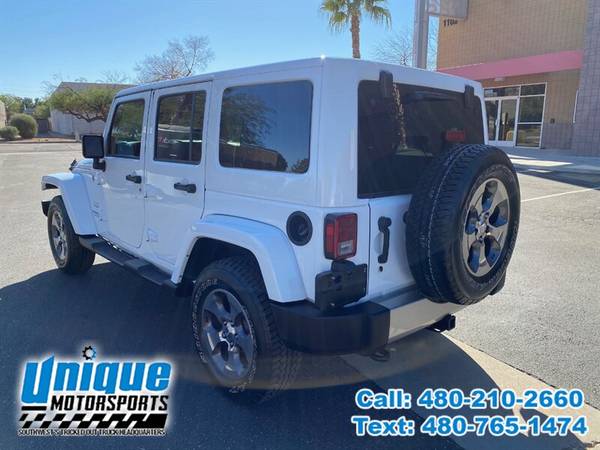 2017 JEEP WRANGLER UNLIMITED SAHARA ~ LOW MILES ~ LOADED ~ EASY FINA... for sale in Tempe, NM – photo 5