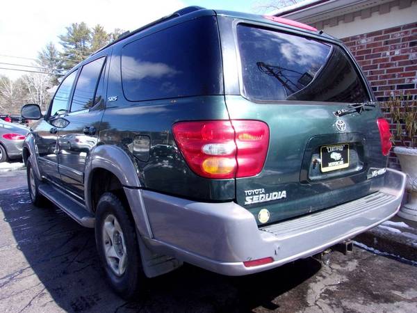 2001 Toyota Sequoia SR5 4x4, 281k Miles, Auto, Green/Tan Leather,... for sale in Franklin, NH – photo 5