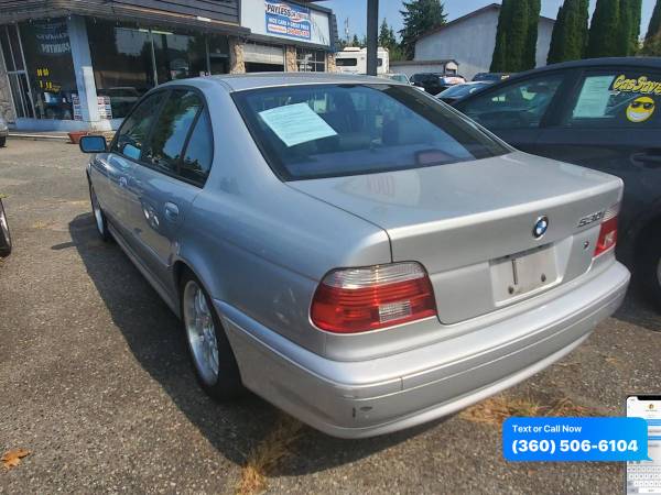 2002 BMW 5 Series 530i 4dr Sedan - cars & trucks - by dealer -... for sale in Mount Vernon, WA – photo 2