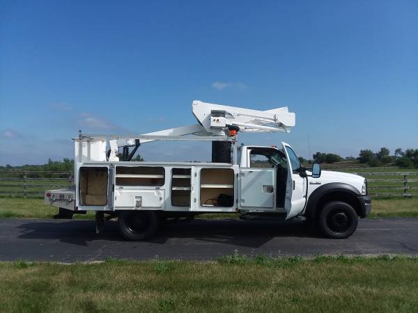 42' 2006 Ford F550 Diesel Versalift Bucket Boom Lift Service Truck for sale in Hampshire, IA – photo 15