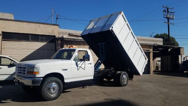 1994 FORD F450, 12FT DUMP, GAS, ONLY 16K ORIGINAL LOW MILES! I... for sale in Rosemead, CA – photo 4