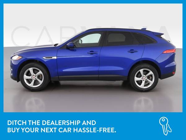 2018 Jag Jaguar FPACE 35t Premium Sport Utility 4D suv Blue for sale in Rochester , NY – photo 4