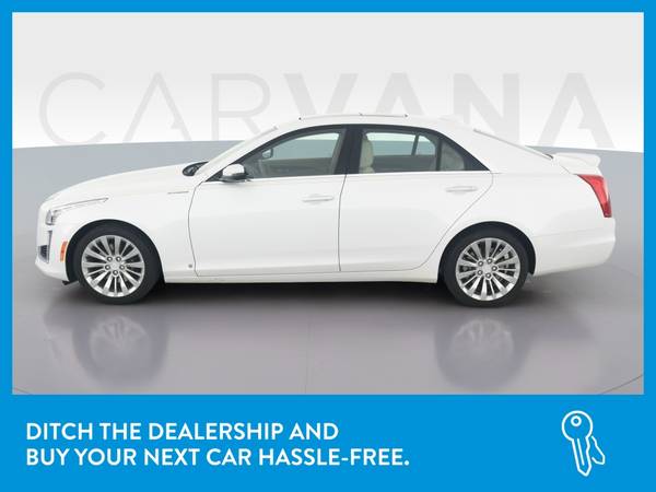 2016 Caddy Cadillac CTS 2 0 Luxury Collection Sedan 4D sedan White for sale in Valhalla, NY – photo 4
